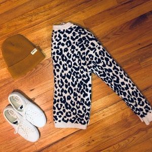Cheetah print sweater